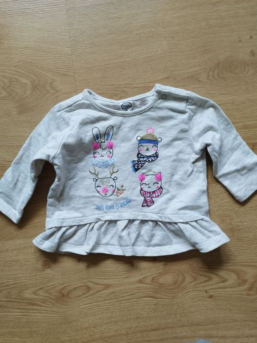 Bluza Cool club Smyk r.62 delikatna plamka
