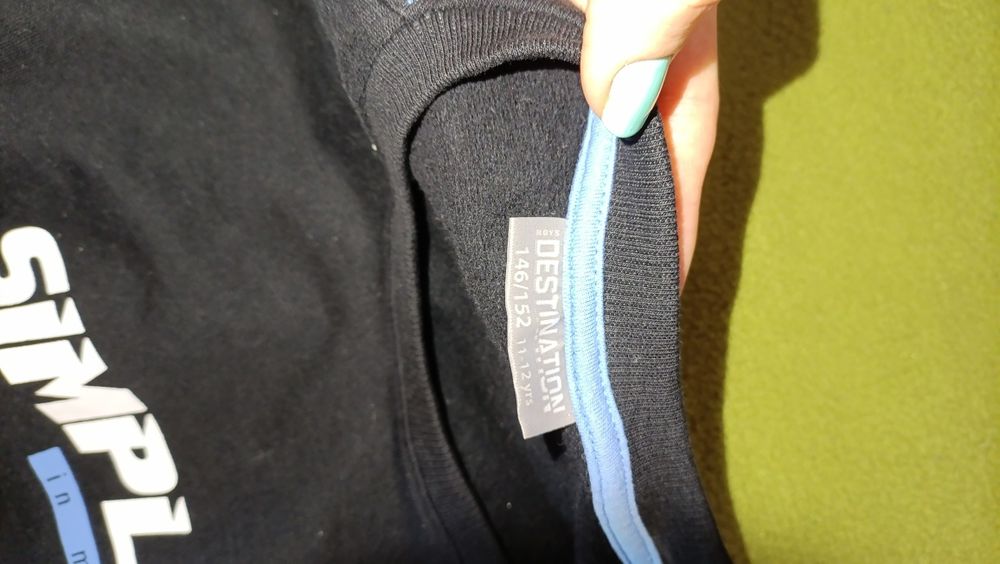 Bluzy chłopięce czarne