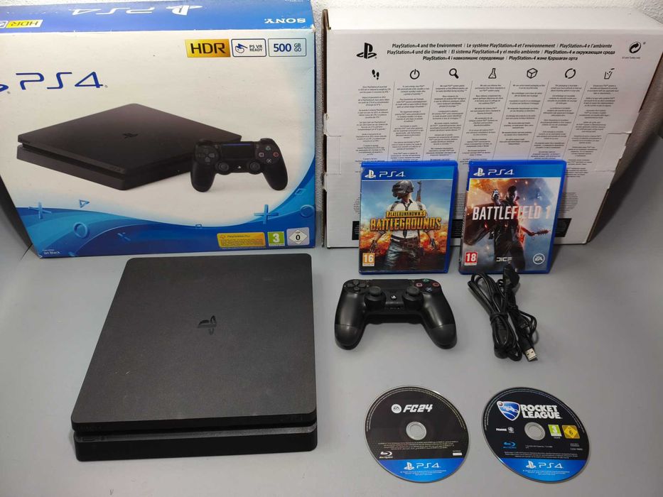 Playstation 4 Slim Preta