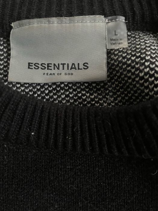 Светр Fear Of God Essentials Knit Sweater Black
