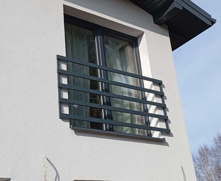 Balkon Francuski Balkony Francuskie Balustrada Balustrady Aluminium