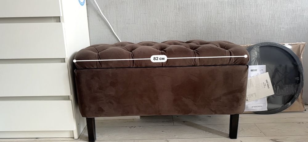 Пуф - банкетка с нишей