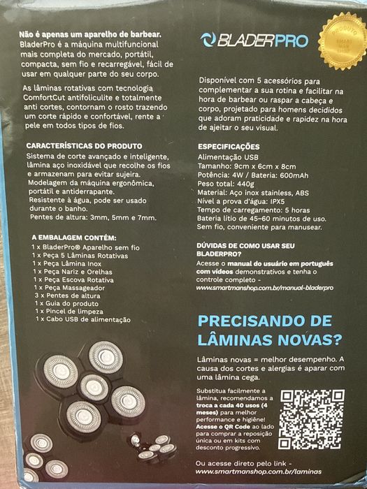 Máquina de Barbear Aparador 360º multifuncional
