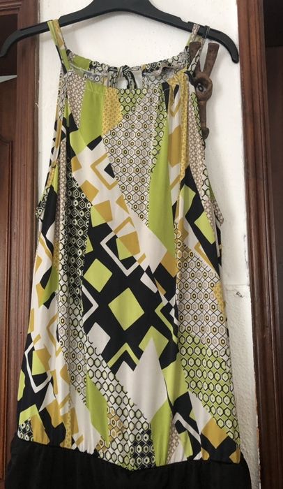 Macacão Verde Estampado