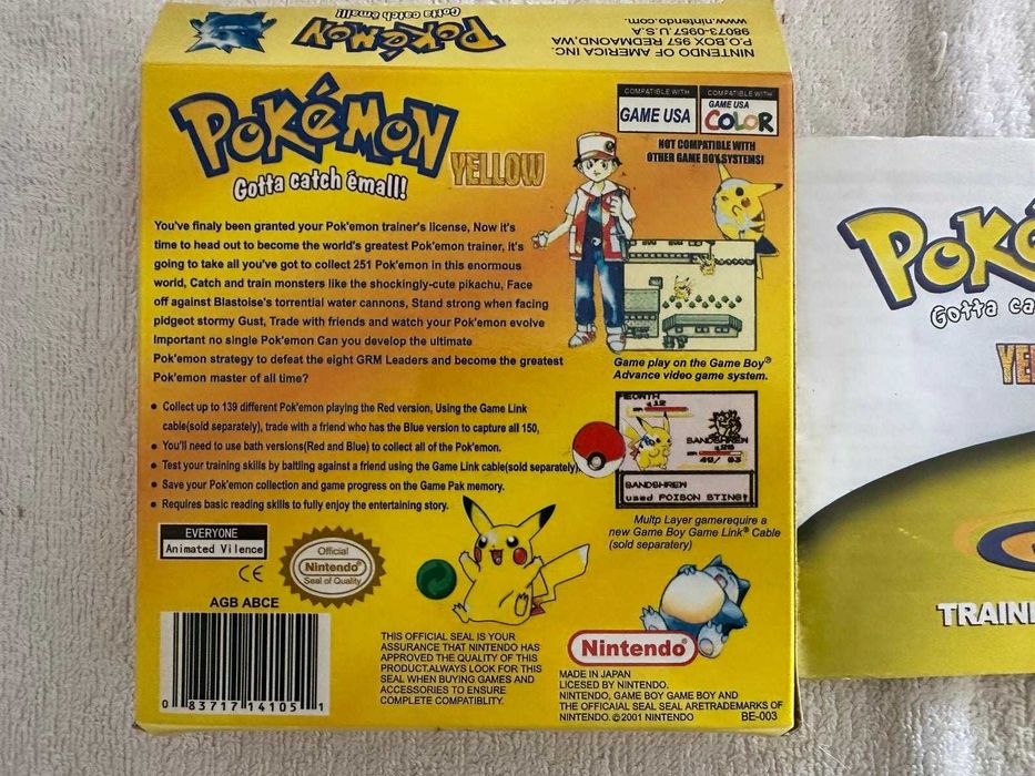 Vários Pokémon Game Boy Version Completos com caixa e manual