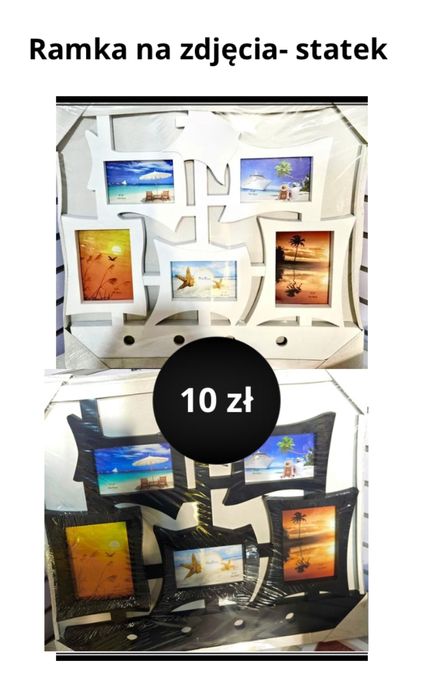 Ramki na zdjęcia- statek