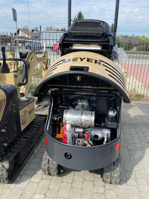 Minikoparka gąsienicowa MEYER X1000 skrętne ramię, 3 łyżki w cenie