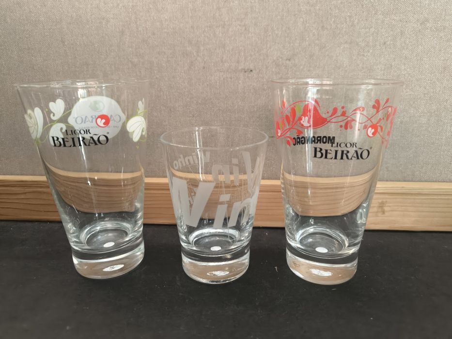 Conjunto de 3 Copos Licor Beirão (Caipirão e Morangão) + Vinho
Conjunto ideal para quem gosta de preparar cocktails em casa