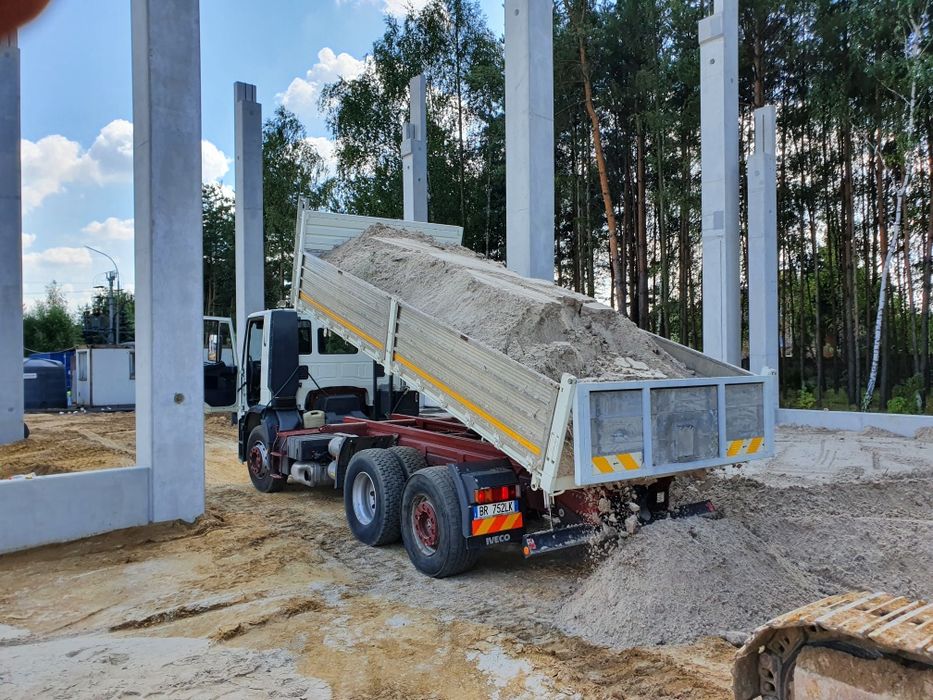 Usługi wywrotka, platforma, samochód  samowyładowczy