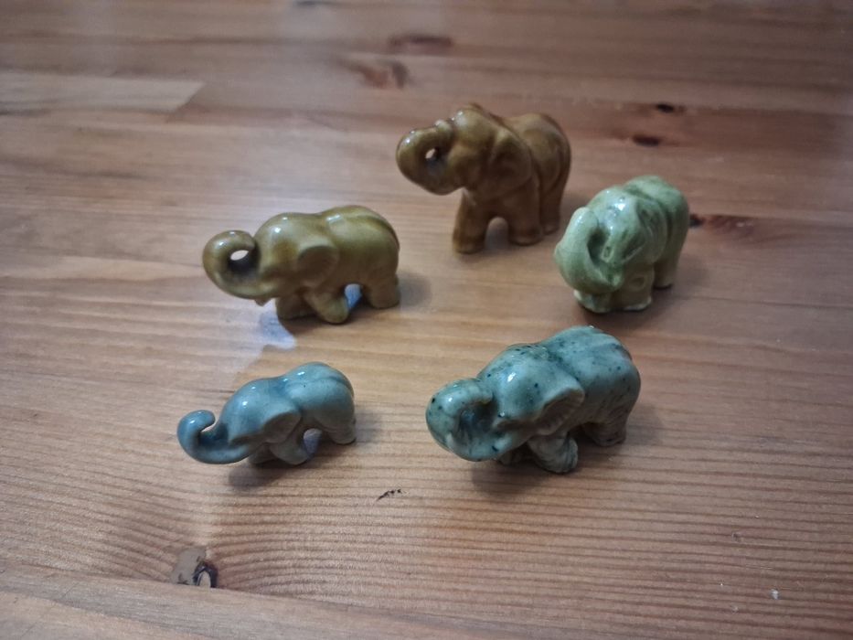 Ceramiczne słoniki