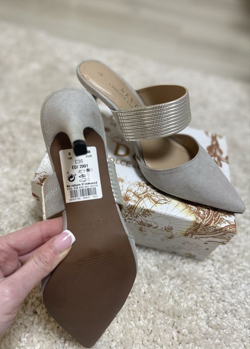 Нові туфлі Next, розмір 37, каблук 9 см