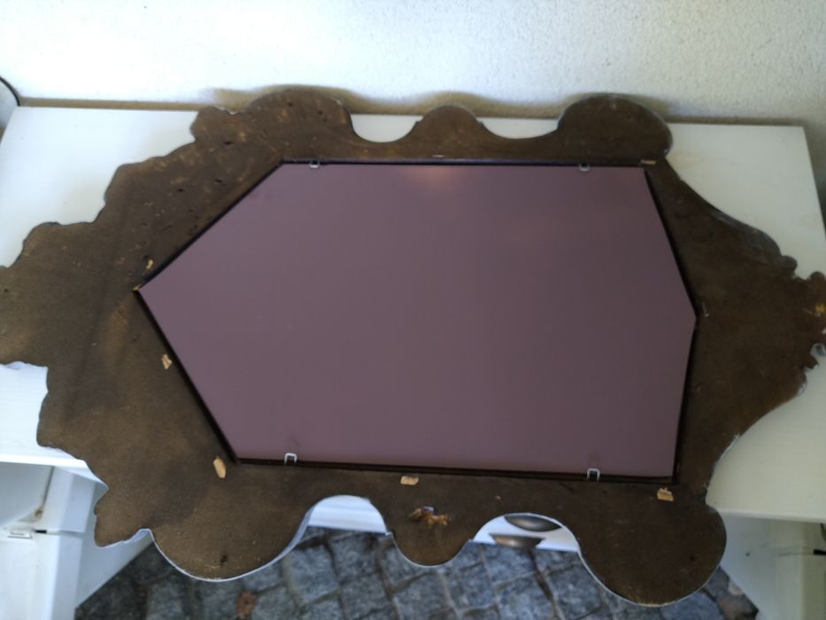 Stare lustro - pięknie rzeźbione, perełka vintage