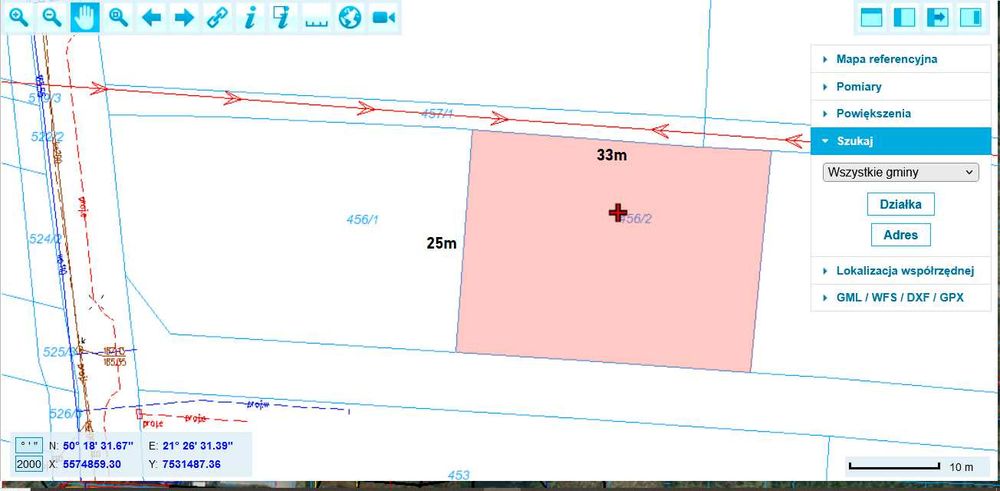 Działka centrum Mielca Osiedle Wanatowicza strefa lotnisko WZ Media