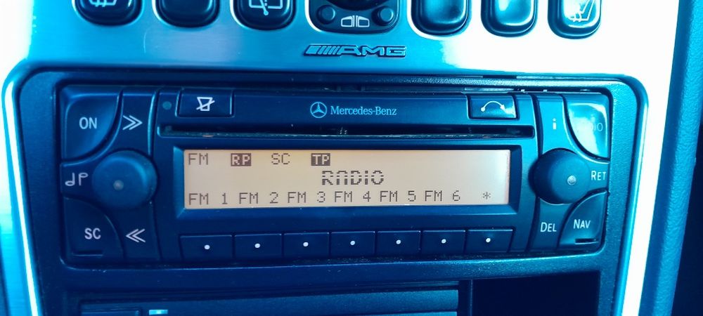 Do kolekcji - Radio Mercedes Becker Audio 30 APS z RDS-em W208 BE4703 +KOD