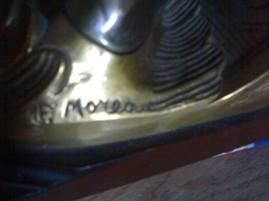 Relógio em BRONZE F. Moreau