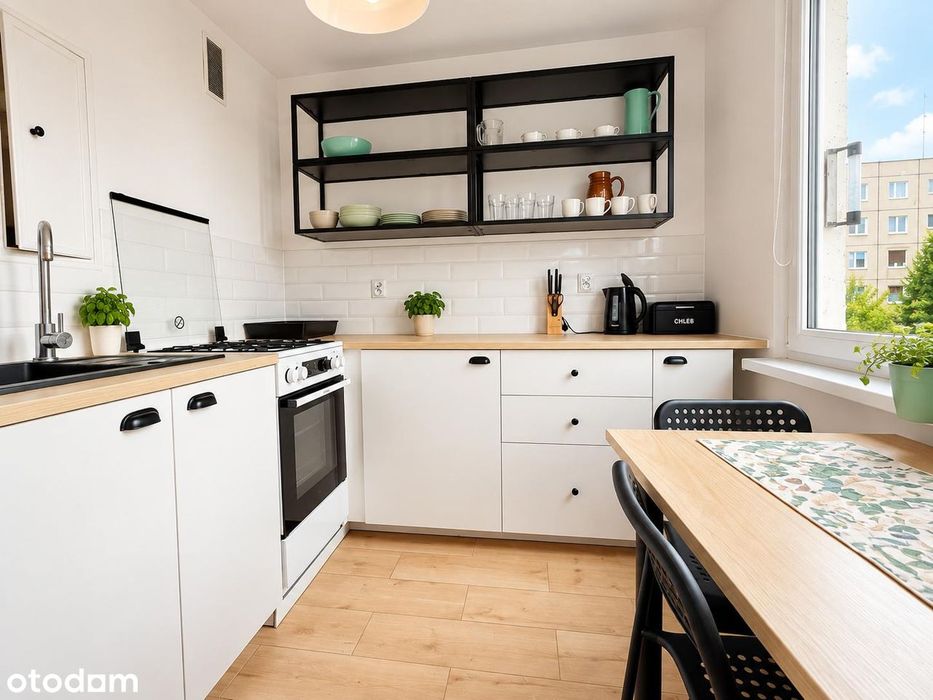 2 pokoje z balkonem | 36 m² | 1. piętro | Os. Łużyckie