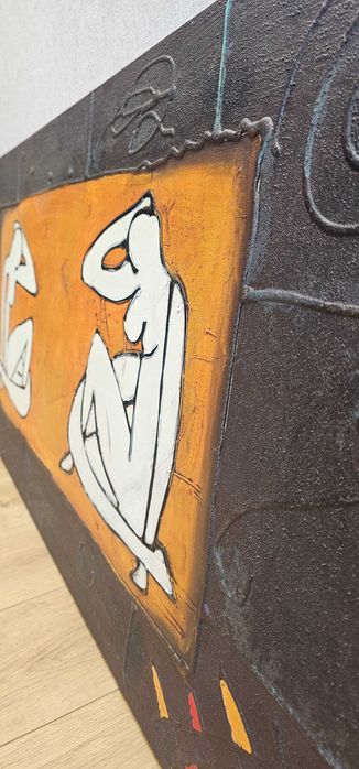 Quadro 130x60cm de autor incógnito