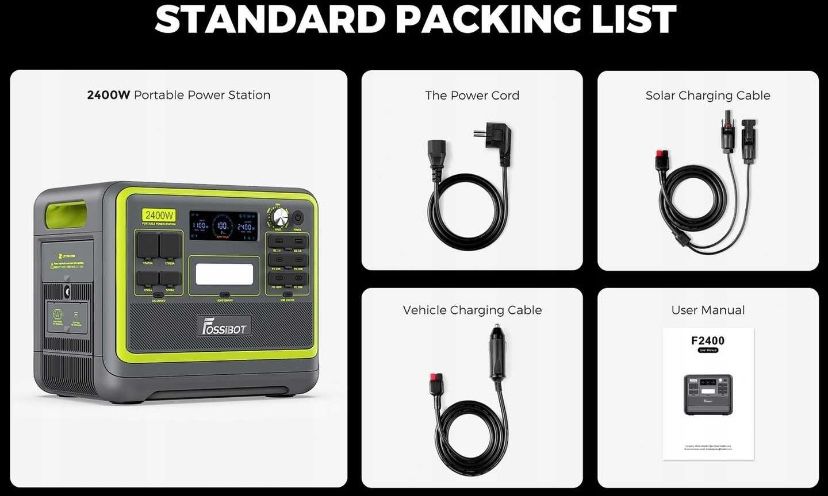 Зарядна станція Fossibot F2400