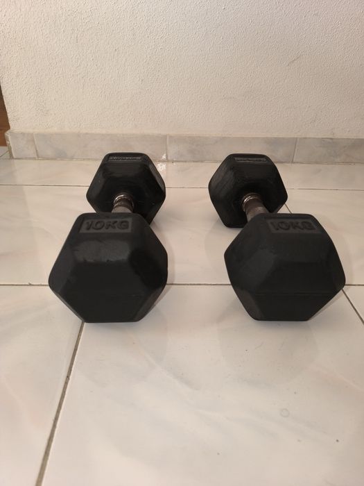 Par de Halteres Hexagonais Fittest 10kg
