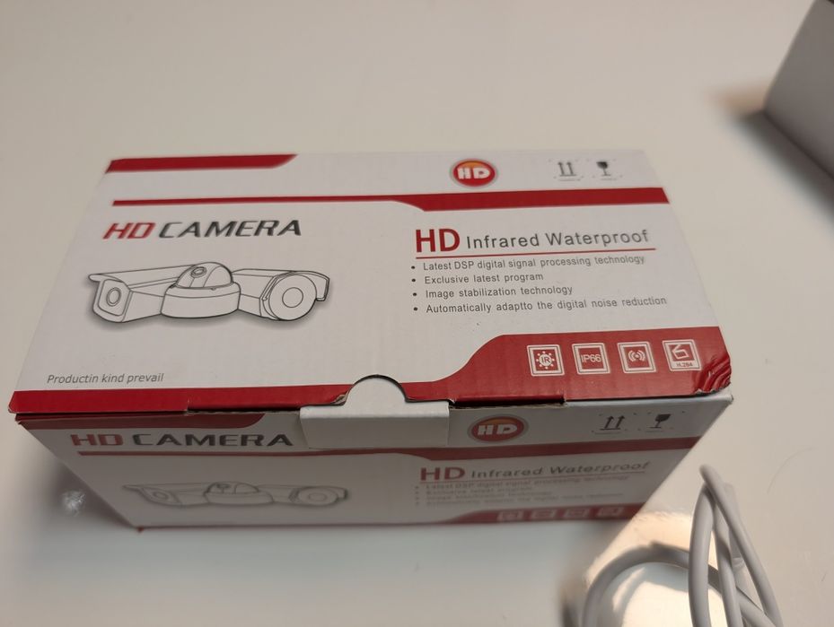 Kamera zewnętrzna wifi, aluminowy korpus, nowa