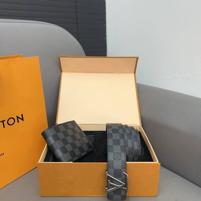 Ремень louis vuitton кошелек луи виттон ремінь та гаманець подарунок