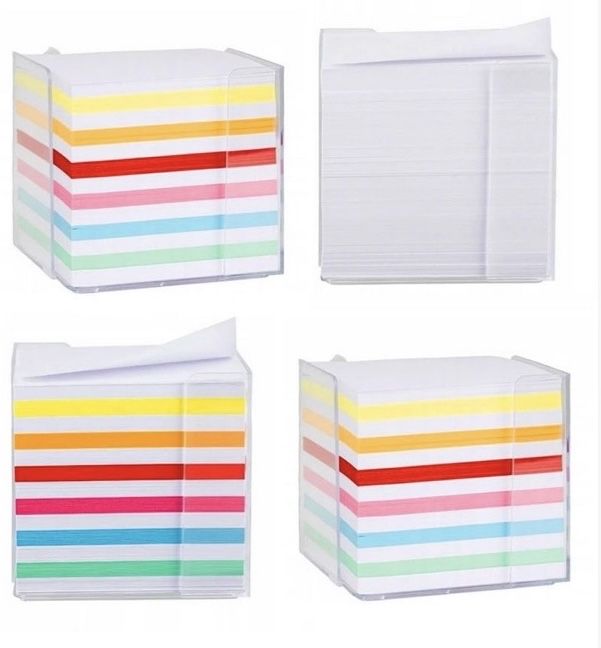 Папір для нотаток в пастиковому боксі