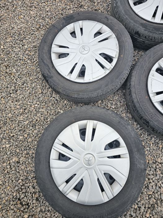Felgi 14 4x100 mitsubishi z oponami 165/65/14