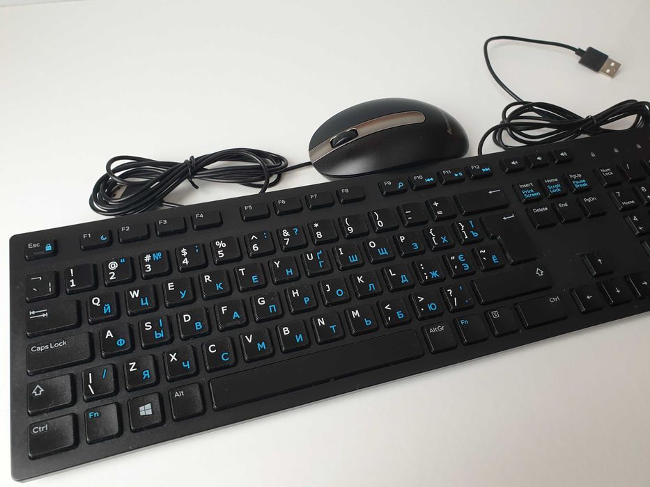 клавіатура  DELL KB216 + миша  LENOVO MSU1111