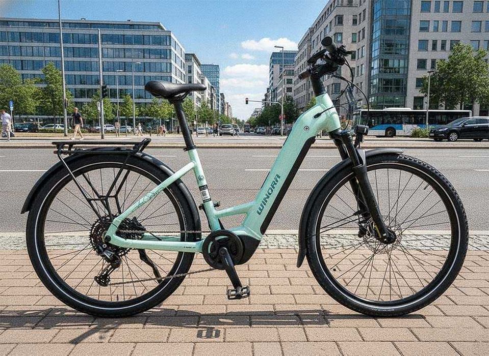 WYPRZEDAŻ LETNIA Rower elektryczny Winora Yucatan X10 Low 800Wh Bosch Shimano Cues Trekking Dostawa pod dom