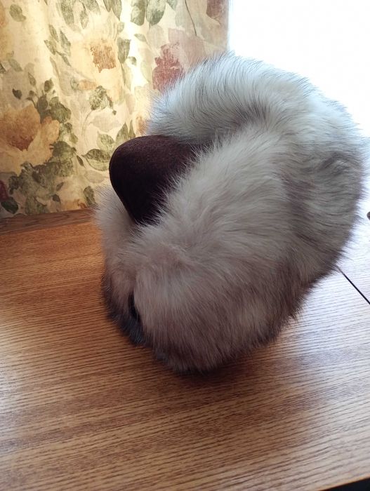 Шапка натуральный мех (Песец