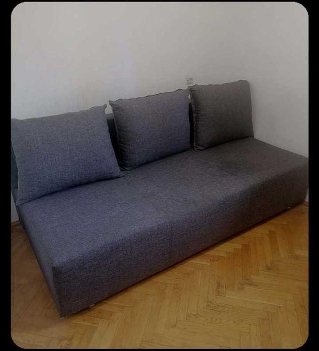 Kanapa 180 cm, Zielonka os. Wolności, rozkładana z funkcją spania i pojemnikiem