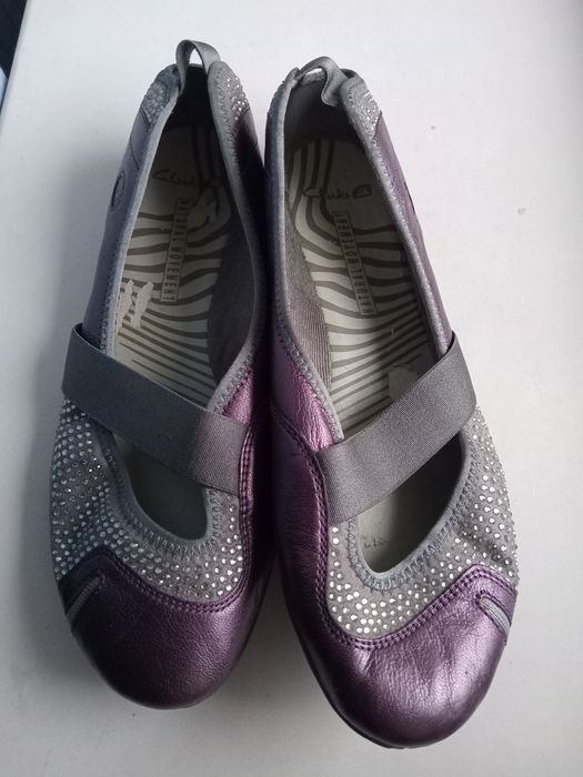 Clarks лодочки балетки шкіряні