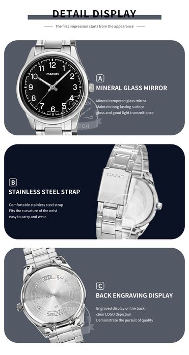 Наручний годинник Casio MTP-V005D-1B4