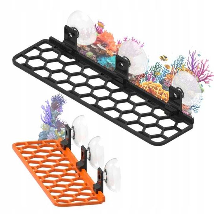 FragRack Hex AkwaZaplecze Półka na koralowce szczepki 20x5 Przyssawki