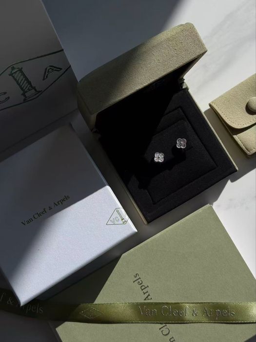 Серьги van cleef