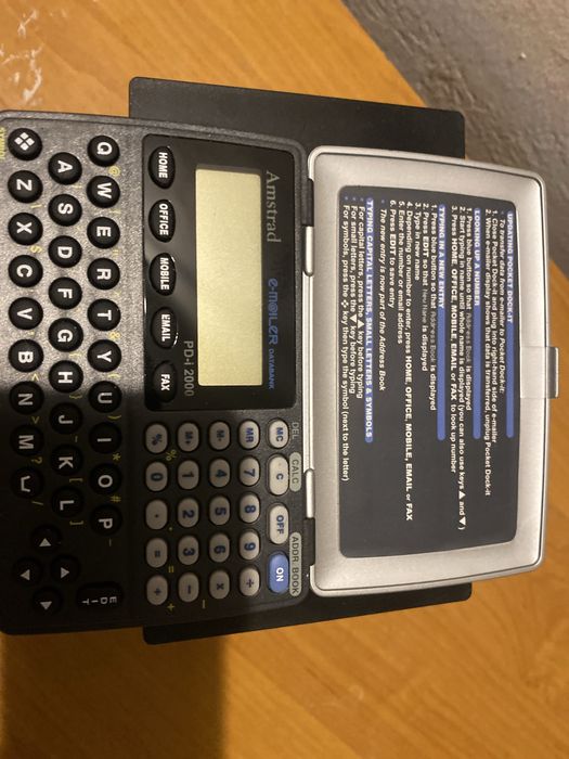 Retro 2000 rok mały pocket dock it e- mailer