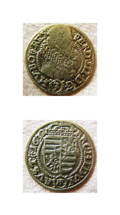 Monety srebrne Śląsk  krajcary halerz 1521,1623,1624 ,1632,