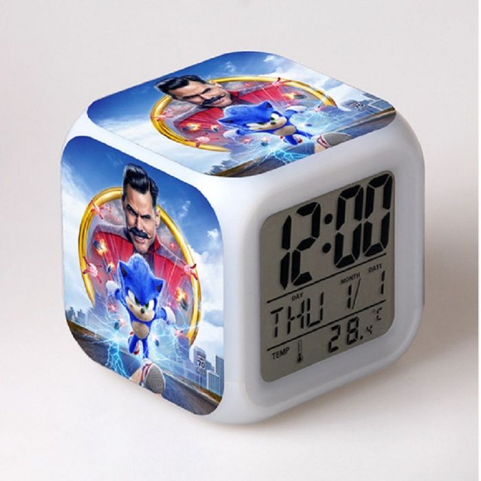 Relogio despertador Sonic