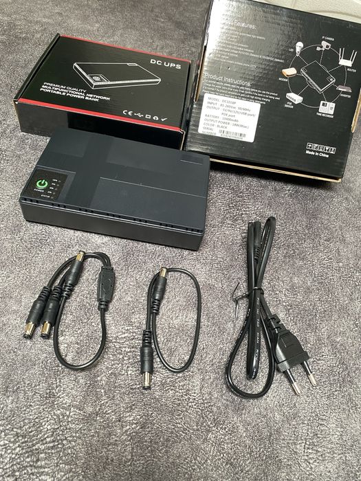 Дбж безперебійник для роутера mini ups DC 1018P 18W 10400mAh