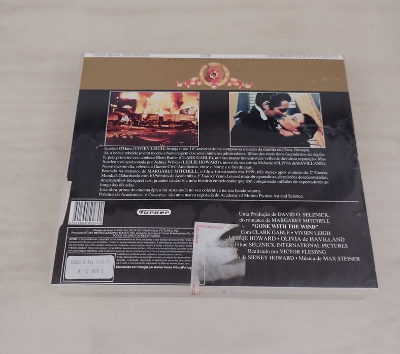 E tudo o vento levou VHS duplo excelente estado.