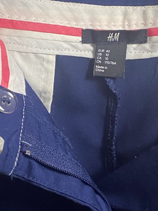 Spodnie Eleganckie Granatowe h&m 40