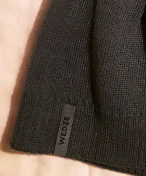 Gorro de ski adulto simples da Decathlon, azul petróleo, novo!