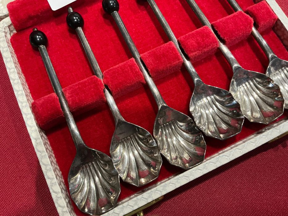 Conjunto de 6 colheres de café casquinha 10 cm .anuncios abaixo
