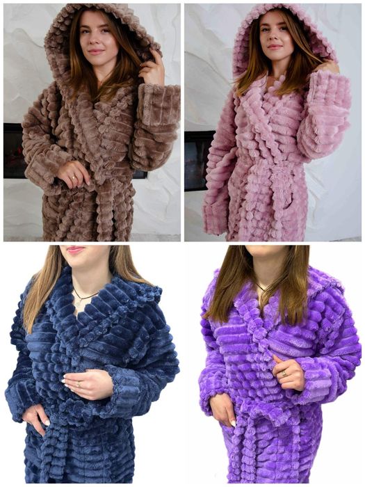 Халат жіночий махровий Шарпей