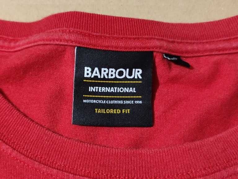 koszulka tishirt BARBOUR INTERNATIONAL klatka 62 64 - 124 128 2XL