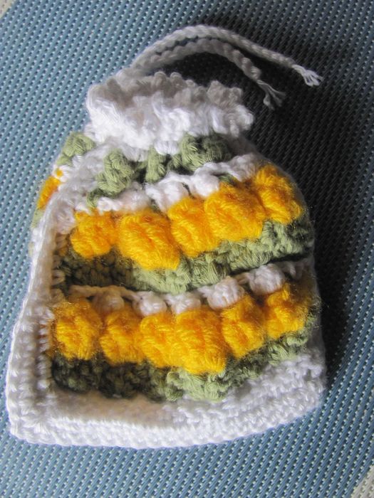 Bolsa porta-moedas artesanal