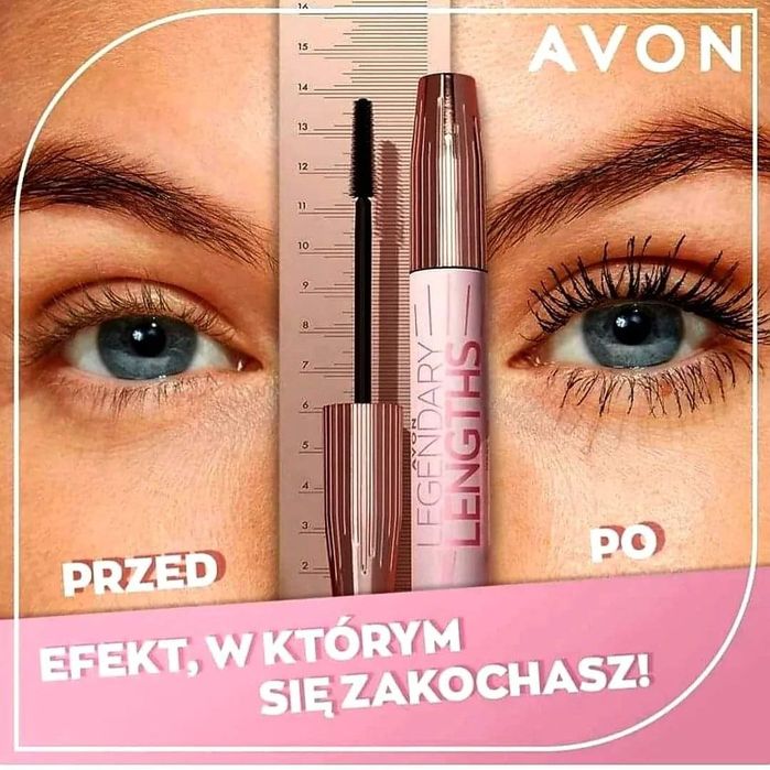 Maskara/ tusz do rzęs Avon Legendarna Długość+ konturówka