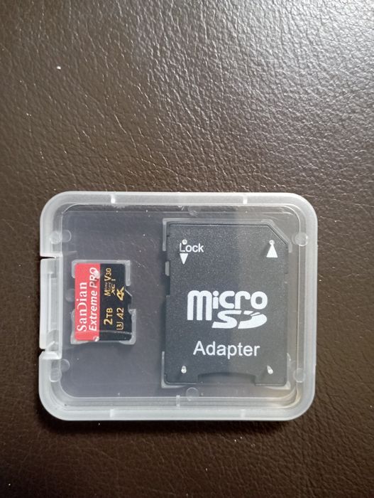 Карта пам'яті SanDian Extreme Pro microSDXC 2 TB UHS-T U3+ SD адаптер