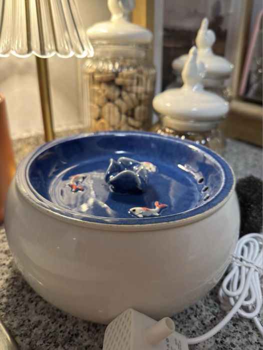 Fonte de Água em Cerâmica (gato/cão)