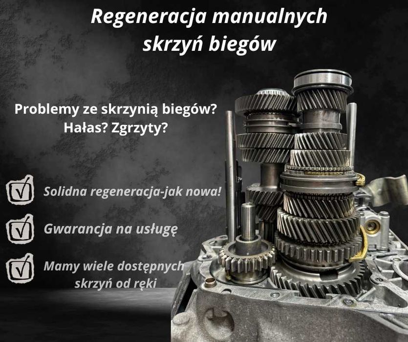 Regeneracja manualnych skrzyń biegów